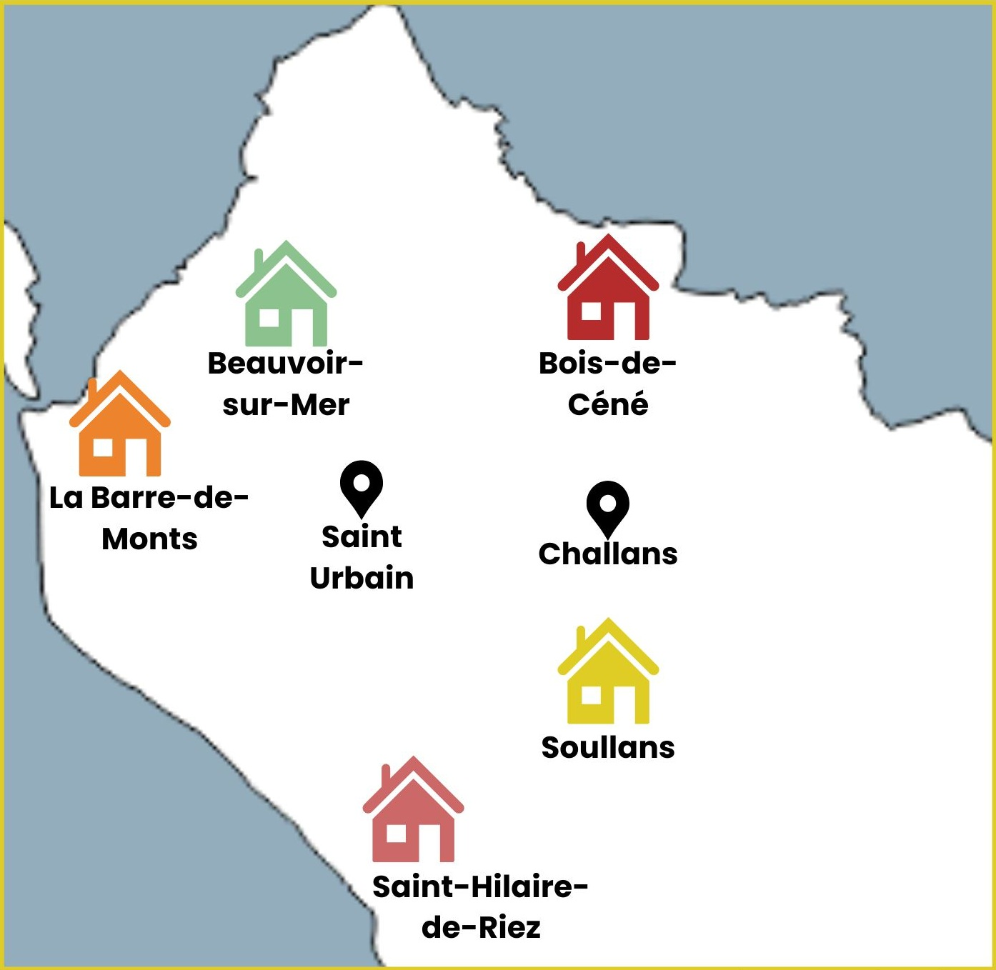 Carte des dépôts